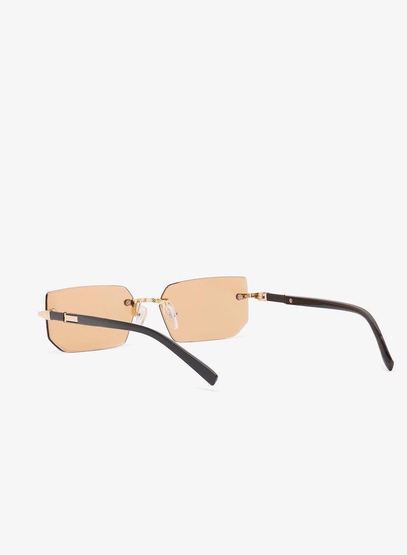 Ginger Polarized Rectangle Sunglasses - Image 2